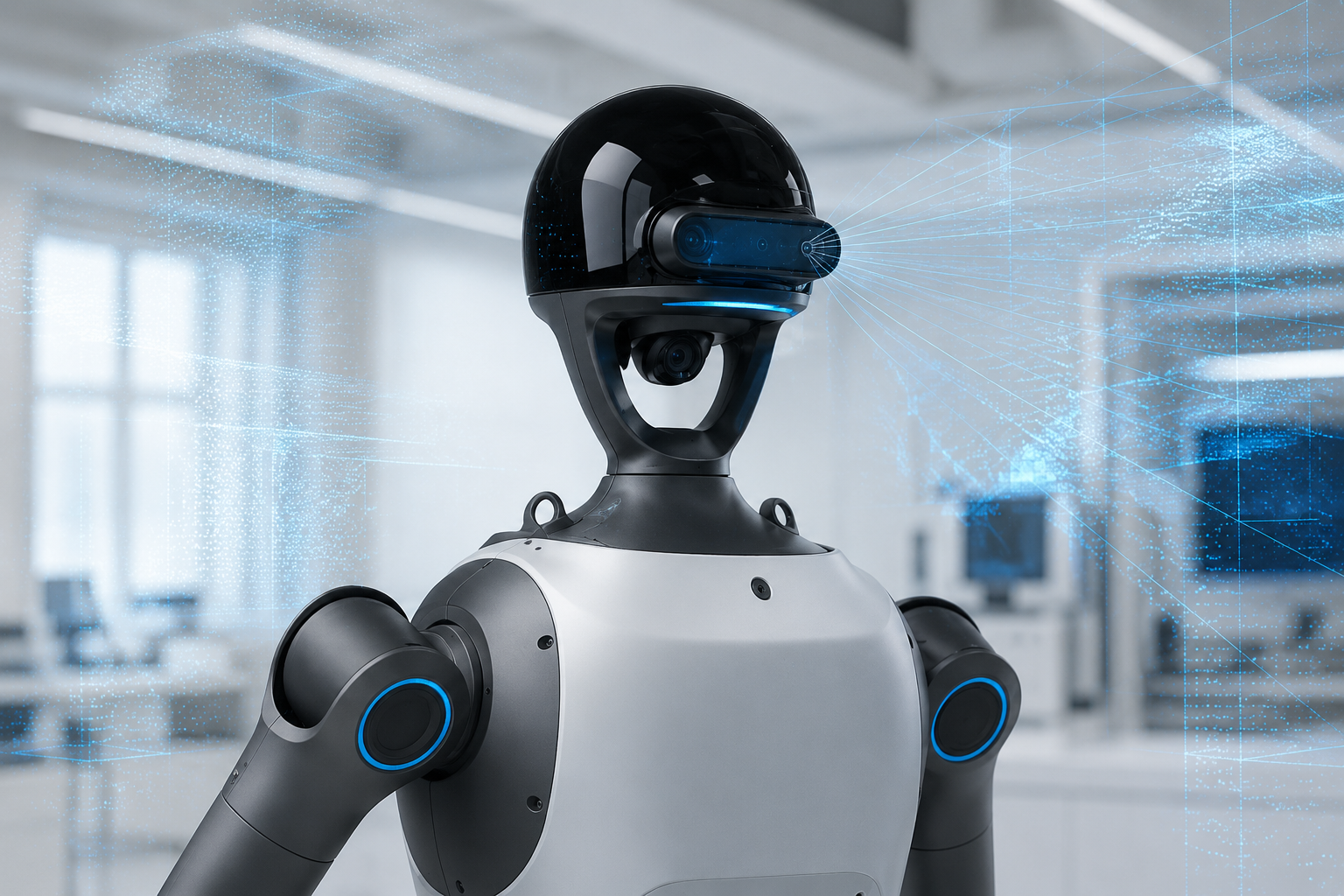 Walker Tienkung DEX の本体で判断する高度なAIと複数のセンサーによる認識