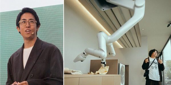 news-1789167106100 MWが天井走行の家事支援ロボット「MW bot」を初公開 2027年実証、2028年販売へ